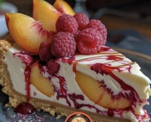 Peach Raspberry Cheesecake – RECIPES AND IDEAS